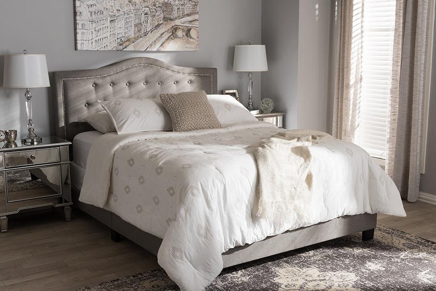 Wholesale Interiors Beds - Emerson Full Bed Light Gray