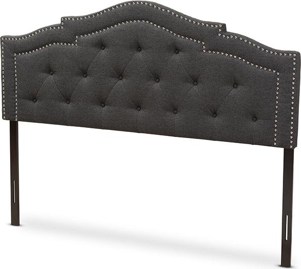 Wholesale Interiors Headboards - Edith Queen Headboard Dark Gray