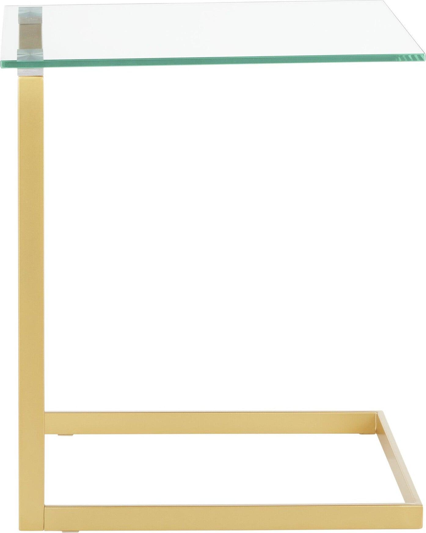 Lumisource Side & End Tables - Zenn End Table Gold