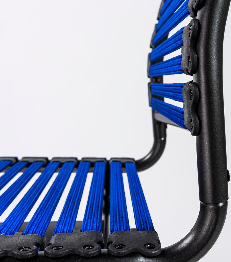 Euro Style Task Chairs - Allison Bungie Flat Low Back Office Chair Blue