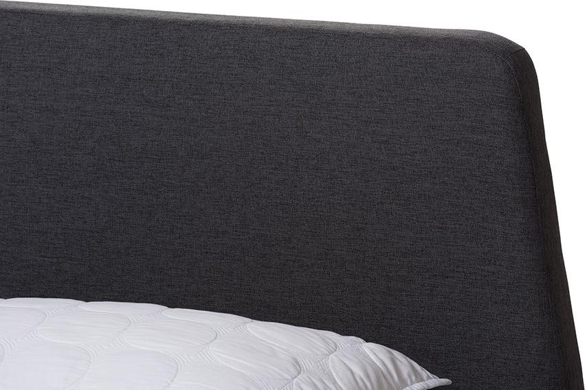 Wholesale Interiors Beds - Sinclaire Queen Bed Dark Gray