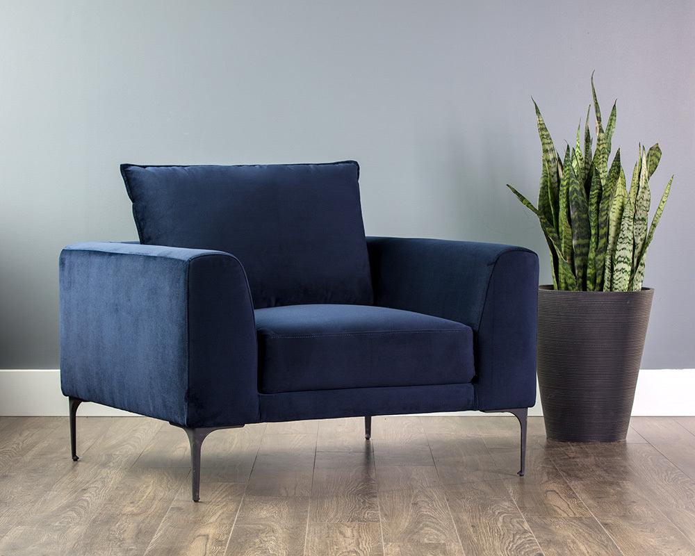 SUNPAN Accent Chairs - Virgo Armchair Metropolis Blue