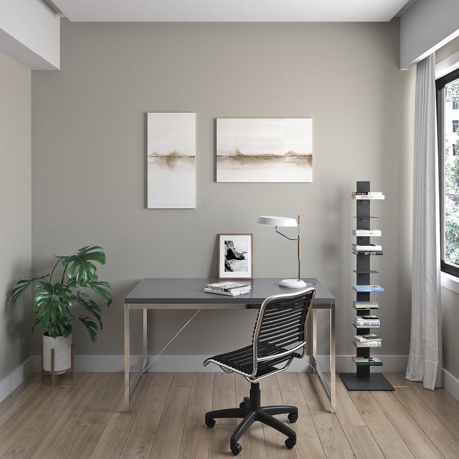Euro Style Desks - Gilbert Desk Black & Chrome