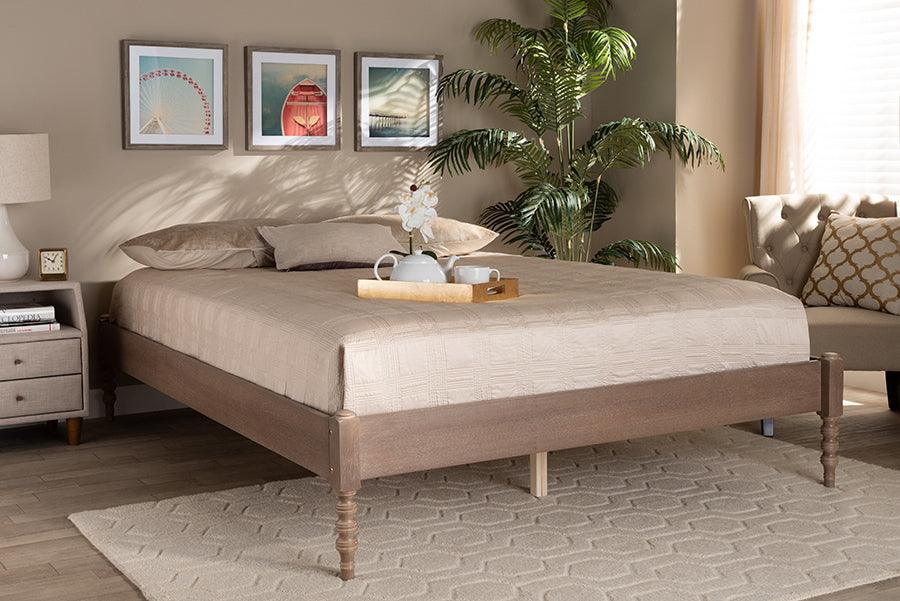 Wholesale Interiors Beds - Cielle Full Bed Antique oak