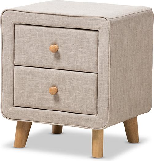 Wholesale Interiors Nightstands & Side Tables - Jonesy Nightstand Beige