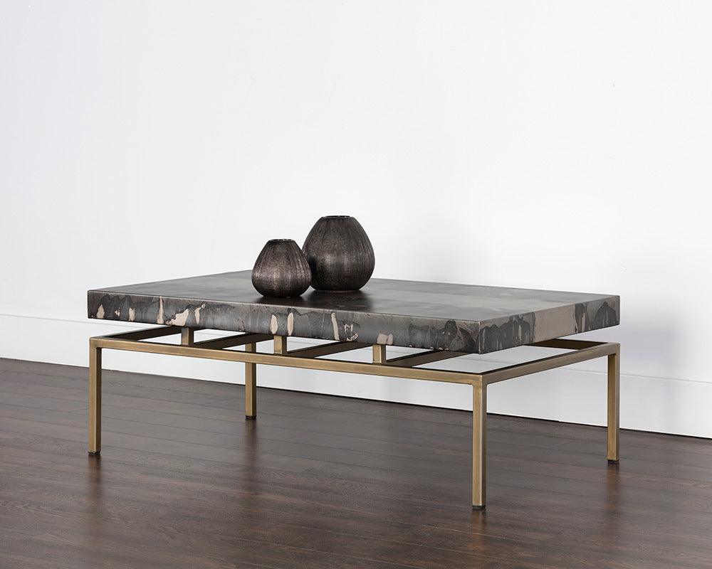 SUNPAN Coffee Tables - Toreno Coffee Table Antique Brass