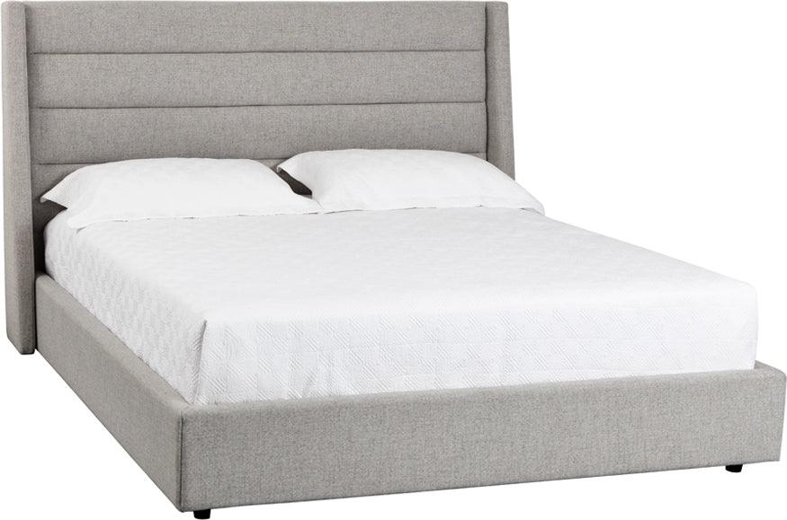 SUNPAN Beds - Emmit Bed - King - Marble Gray