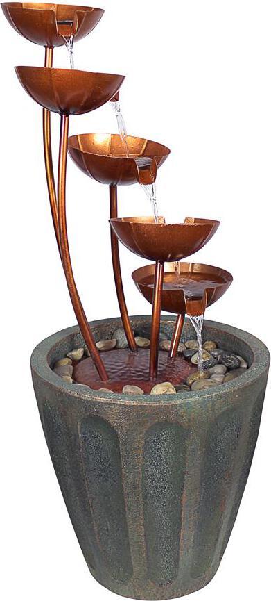 Design Toscano Garden Lovers Gifts - Copper Falls Cascading Garden Fountain