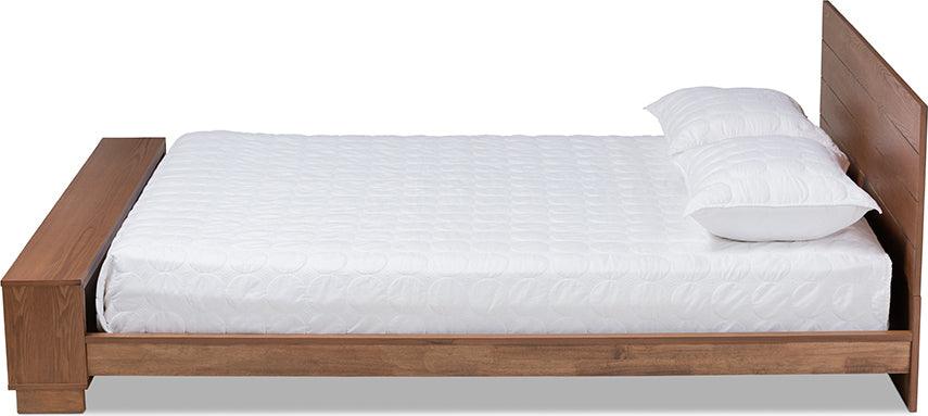 Wholesale Interiors Beds - Regina King Storage Bed Ash walnut