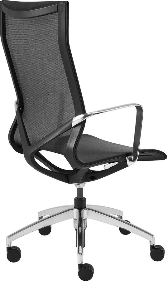 Euro Style Task Chairs - Tertu High Back Office Chair Black