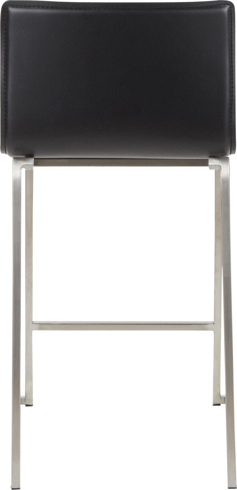 Lumisource Barstools - Mara Counter Stool & Black (Set of 2)