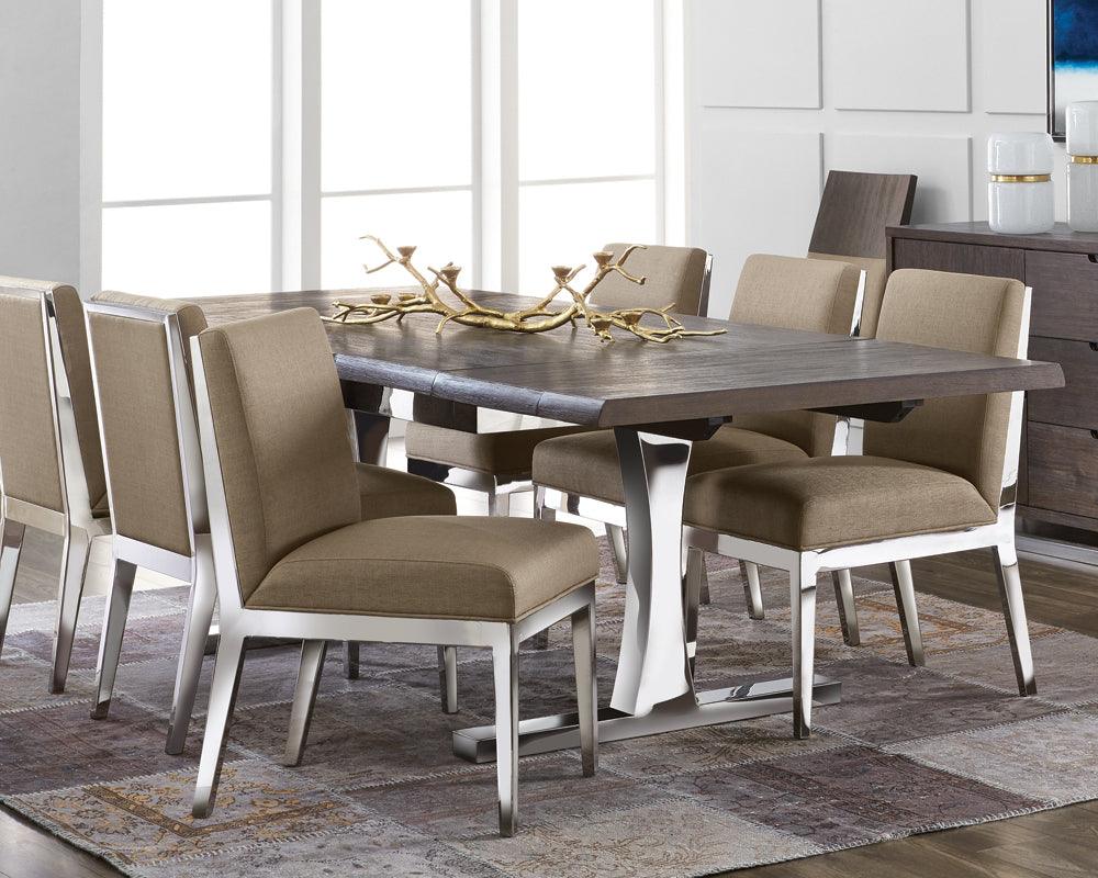 SUNPAN Dining Tables - Marquez Extension Dining Table - 71" To 102.5" Brown