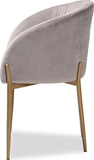 Wholesale Interiors Dining Chairs - Ballard Glamour Dining Chair Gray & Gold