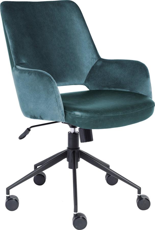 Euro Style Task Chairs - Desi Tilt Office Chair Blue