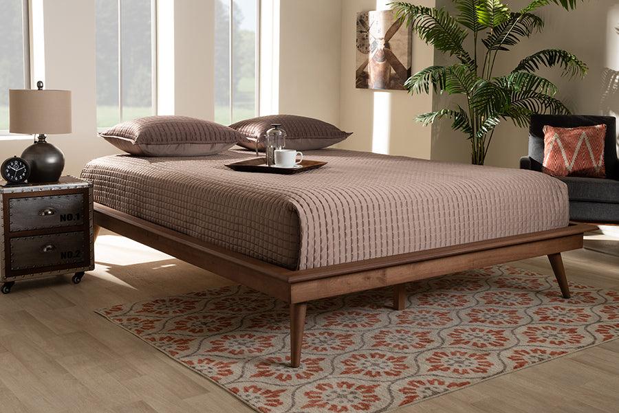 Wholesale Interiors Beds - Karine King Frame Bed Ash Walnut