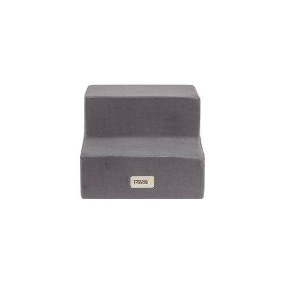 Olliix.com Dog Beds - Stair - 2 steps Grey