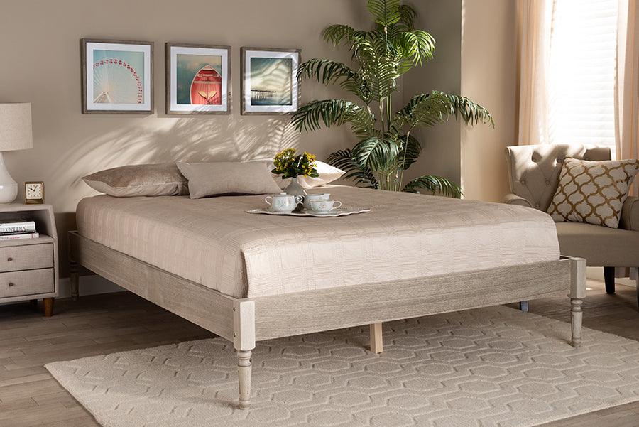 Wholesale Interiors Beds - Colette Full Bed Antique White