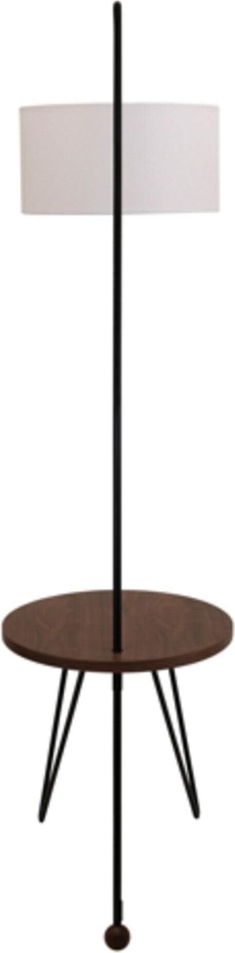 Lumisource Floor Lamps - Stork Lamp Walnut & White