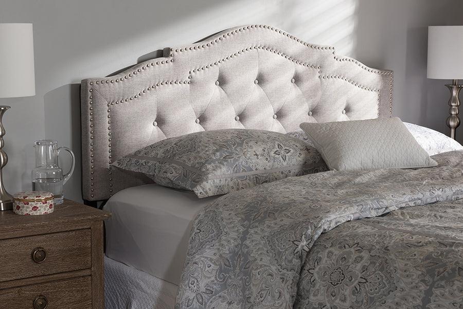 Wholesale Interiors Headboards - Edith Queen Headboard Grayish Beige