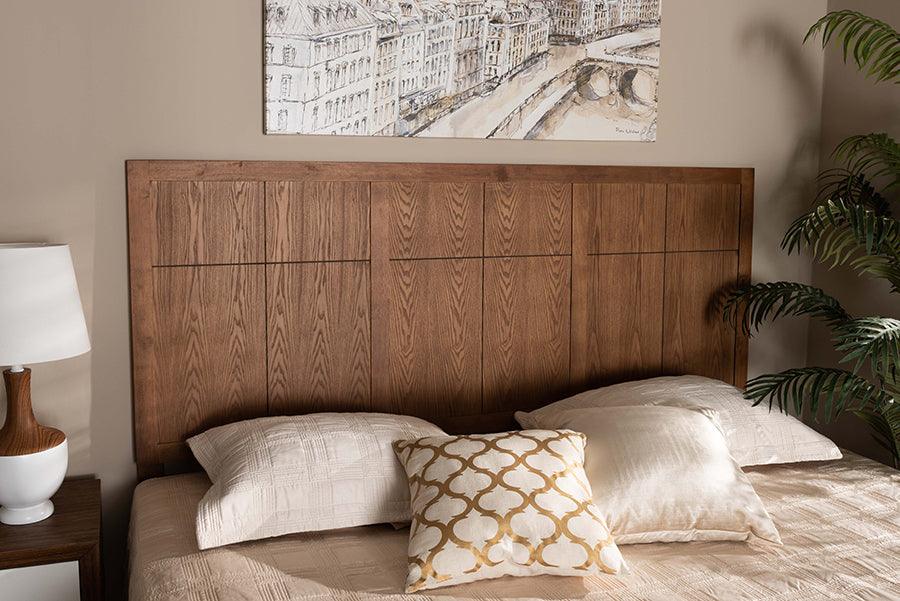 Wholesale Interiors Headboards - Monroe King Headboard Ash Walnut