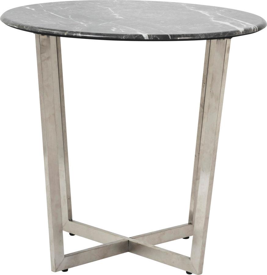 Euro Style Side & End Tables - Llona 24" Round Side Table Black