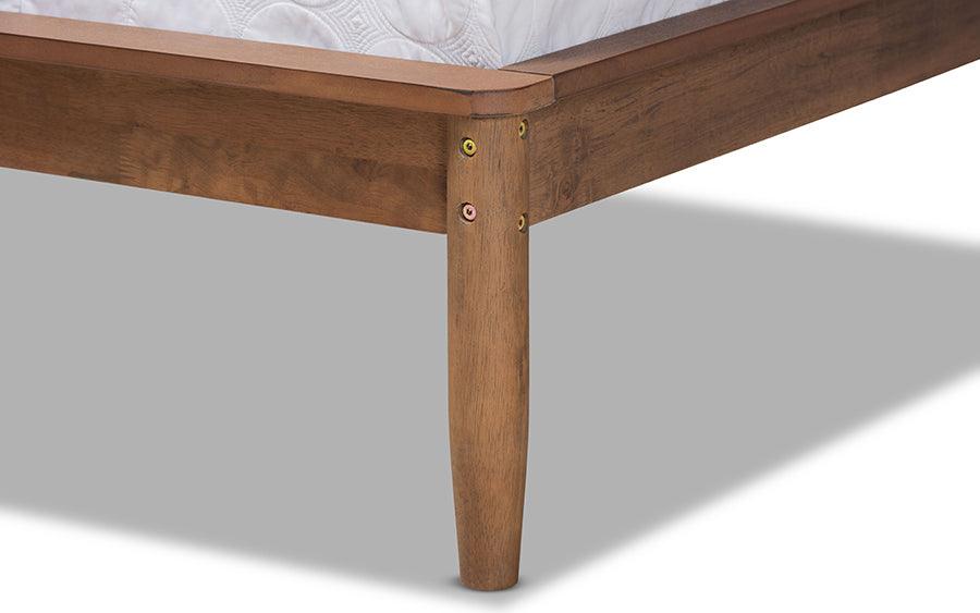 Wholesale Interiors Beds - Helsa Full Bed Dark Gray & Walnut