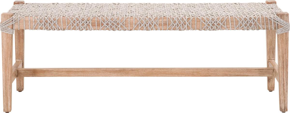 Essentials For Living Benches - Costa Bench Taupe & White