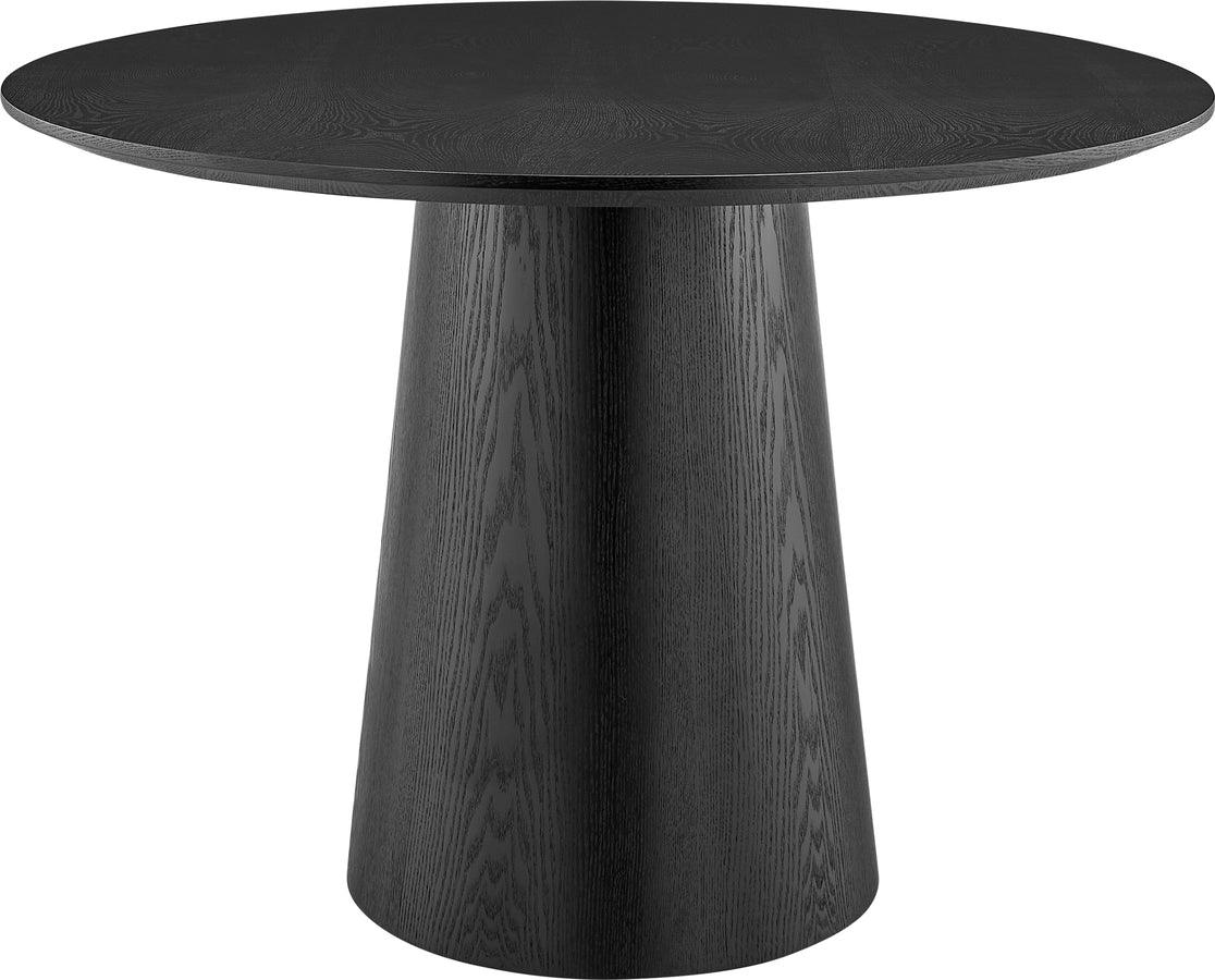 Euro Style Dining Tables - Wesley 53" Round Dining Table in Matte Black