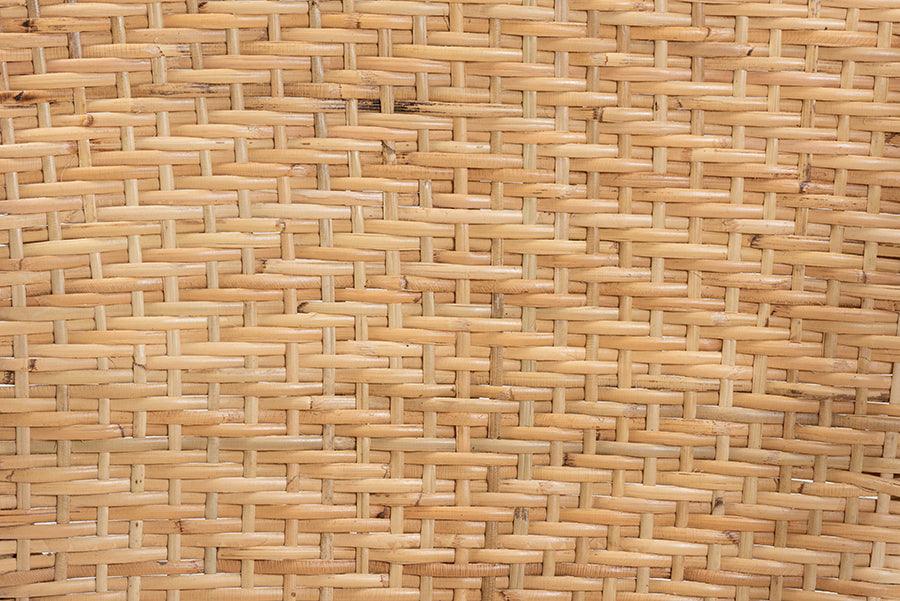 Wholesale Interiors Dining Chairs - Genna Modern Bohemian Natural Brown Finished Rattan Dining Chair