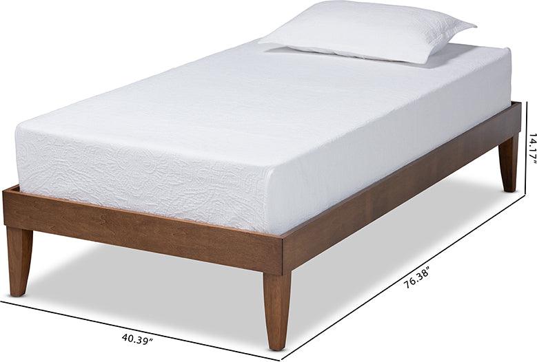 Wholesale Interiors Beds - Lucina Twin Bed Brown