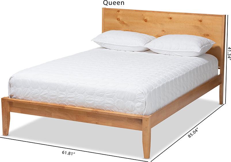 Wholesale Interiors Beds - Marana Queen Bed Natural Brown
