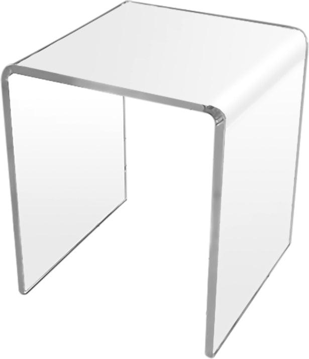 Euro Style Side & End Tables - Veobreen 16-inch Side Table in Clear Acyrlic