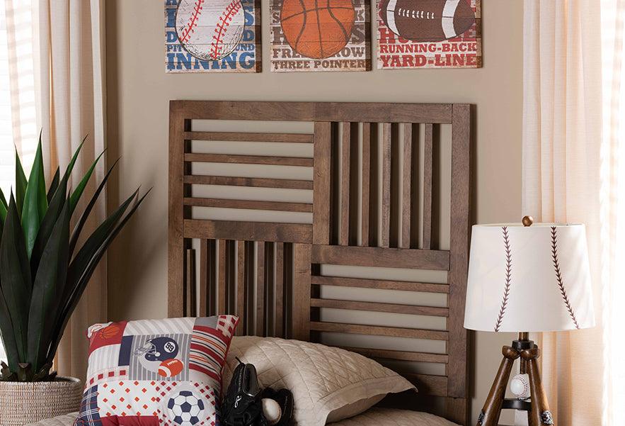 Wholesale Interiors Headboards - Adler Twin Headboard Ash Walnut