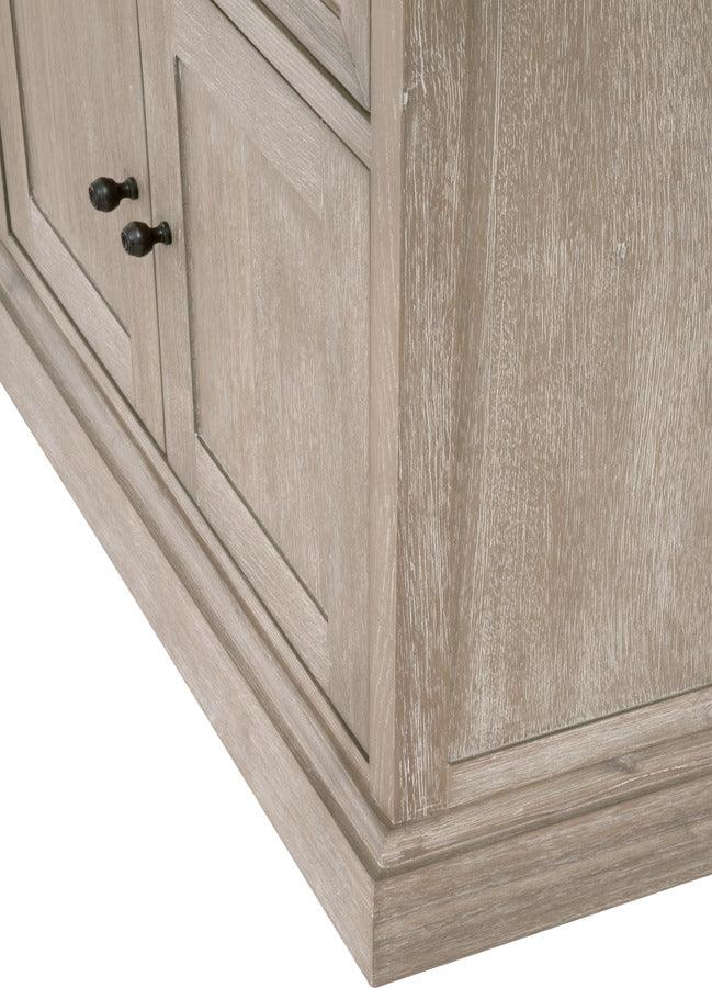 Essentials For Living Nightstands & Side Tables - Eden 1-Drawer 2-Door Nightstand Natural Gray