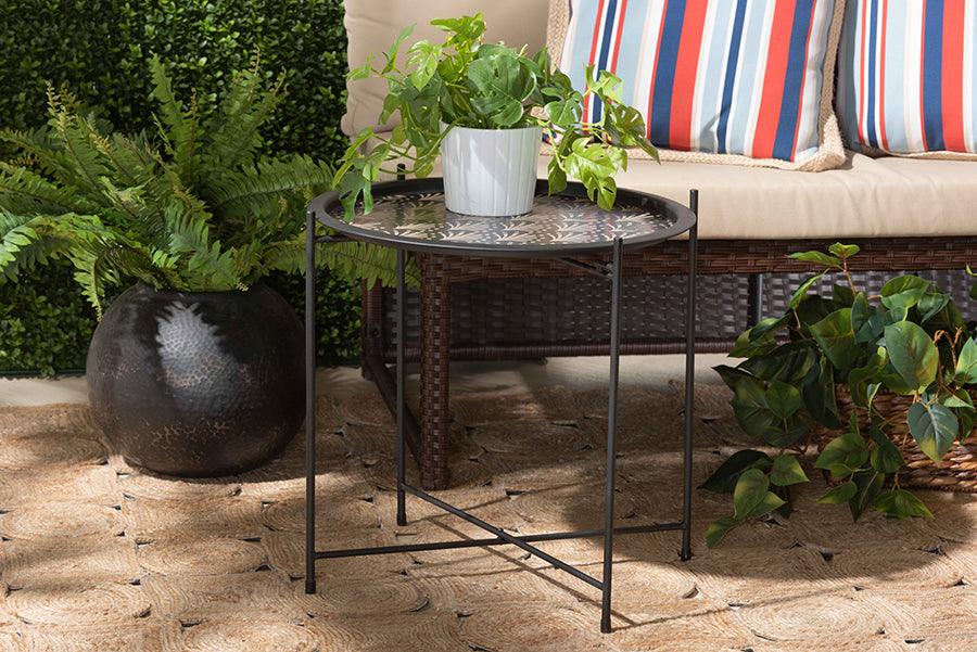 Wholesale Interiors Planters - Ivana Black Finished Metal Plant Stand