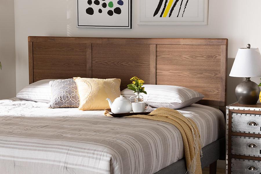 Wholesale Interiors Headboards - Raya King Headboard Ash Walnut