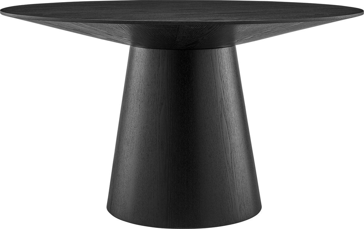 Euro Style Dining Tables - Wesley 53" Round Dining Table in Matte Black
