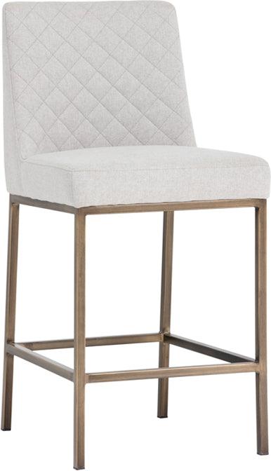 SUNPAN Barstools - Leighland Counter Stool - Light Grey