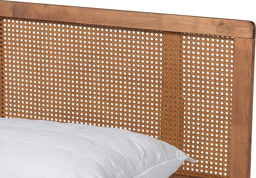 Wholesale Interiors Beds - Romy King Bed Ash walnut
