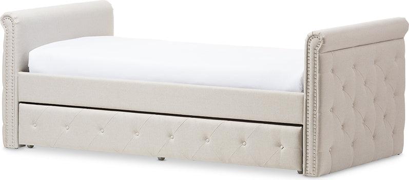 Wholesale Interiors Daybeds - Swamson 87.4" Daybed Light Beige