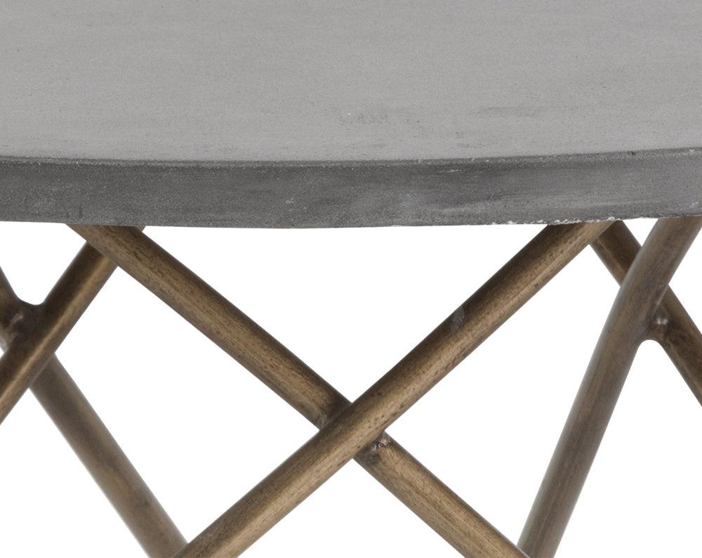 SUNPAN Coffee Tables - Wesley Coffee Table Gray & Antique Brass
