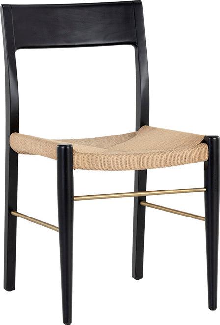 SUNPAN Dining Chairs - Bondi Dining Chair - Black (Set of 2)
