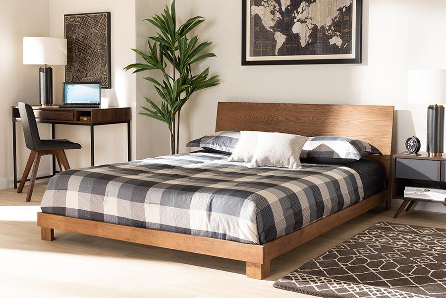 Wholesale Interiors Beds - Haines Full Bed Walnut Brown