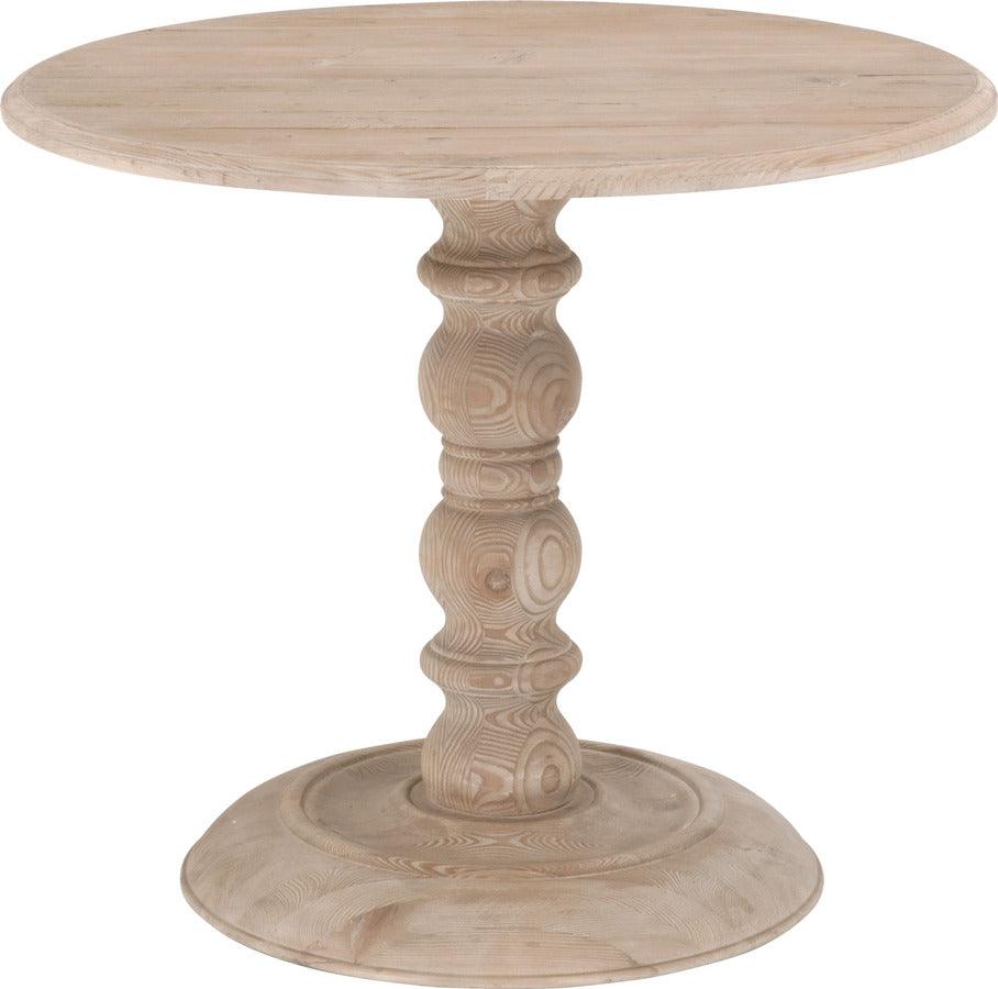 Essentials For Living Dining Tables - Chelsea 36" Round Dining Table Smoke Gray Pine