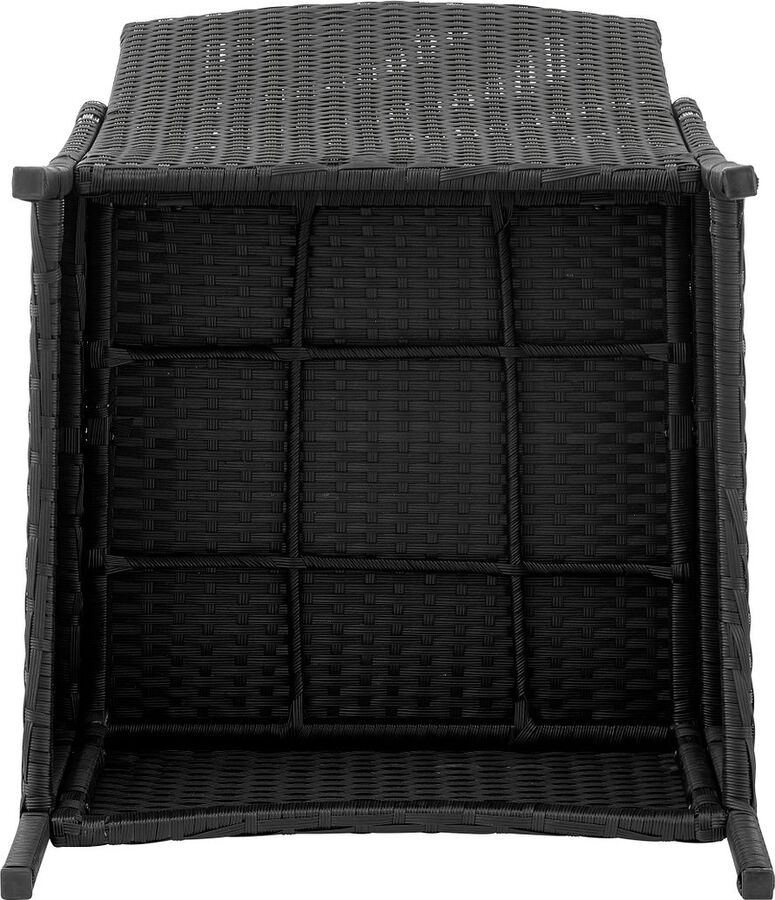 Manhattan Comfort Outdoor Conversation Sets - Imperia Patio 2- Person Seating Group with End Table with Cream Cushions