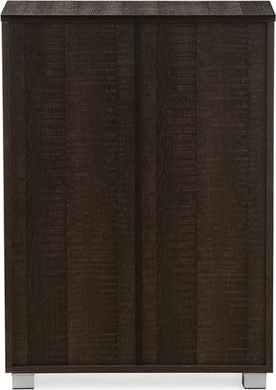 Wholesale Interiors Buffets & Cabinets - Mason Contemporary Dark Brown Multipurpose Storage Cabinet Sideboard