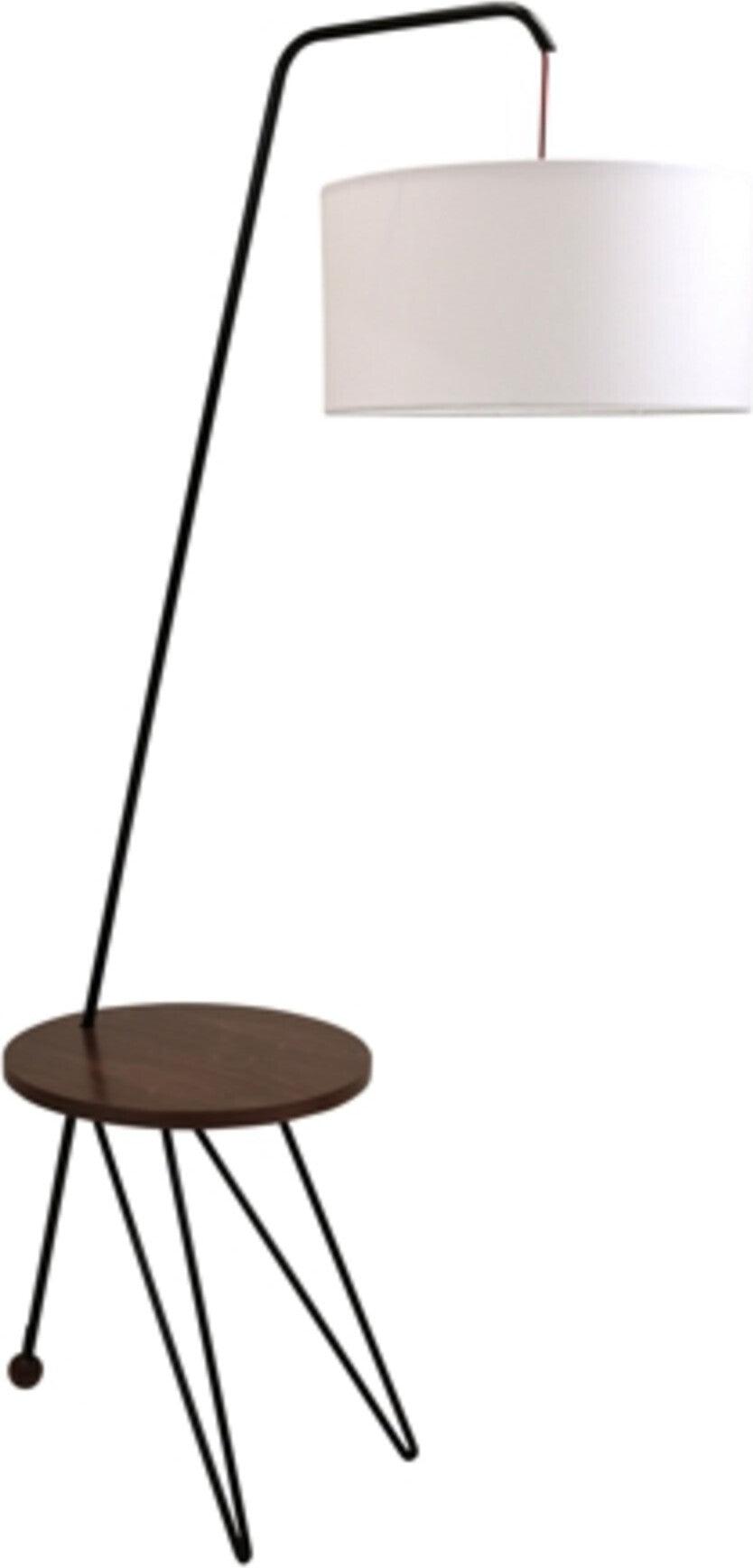 Lumisource Floor Lamps - Stork Lamp Walnut & White