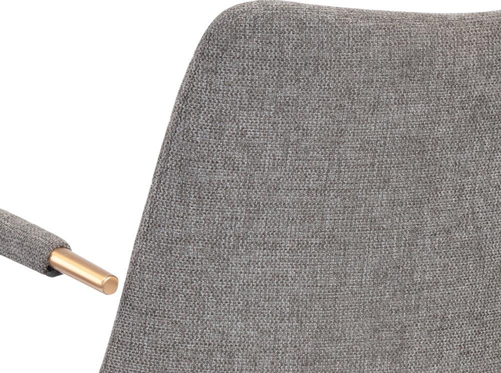 SUNPAN Dining Chairs - Andres Swivel Dining Armchair - Belfast Koala Grey