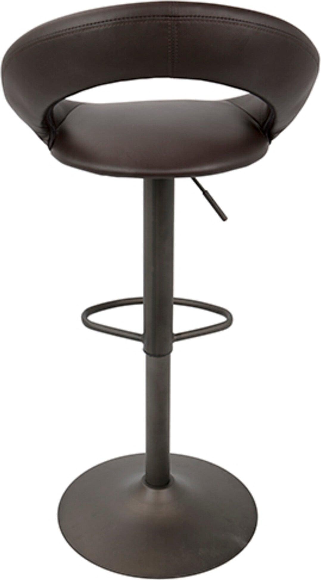 Lumisource Barstools - Metro Barstool Brown (Set of 2)
