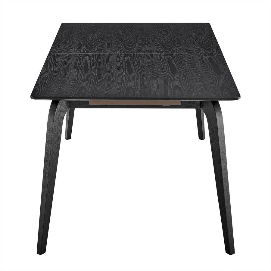 Euro Style Dining Tables - Lawrence 83" Extension Dining Table in Matte Black